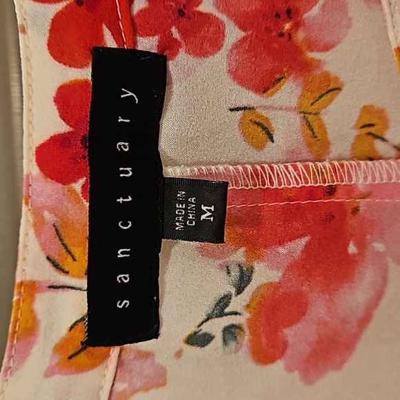 💕SANCTUARY💕 Sleeveless V-Neck Blouse Medium NWOT - Picture 6 of 6